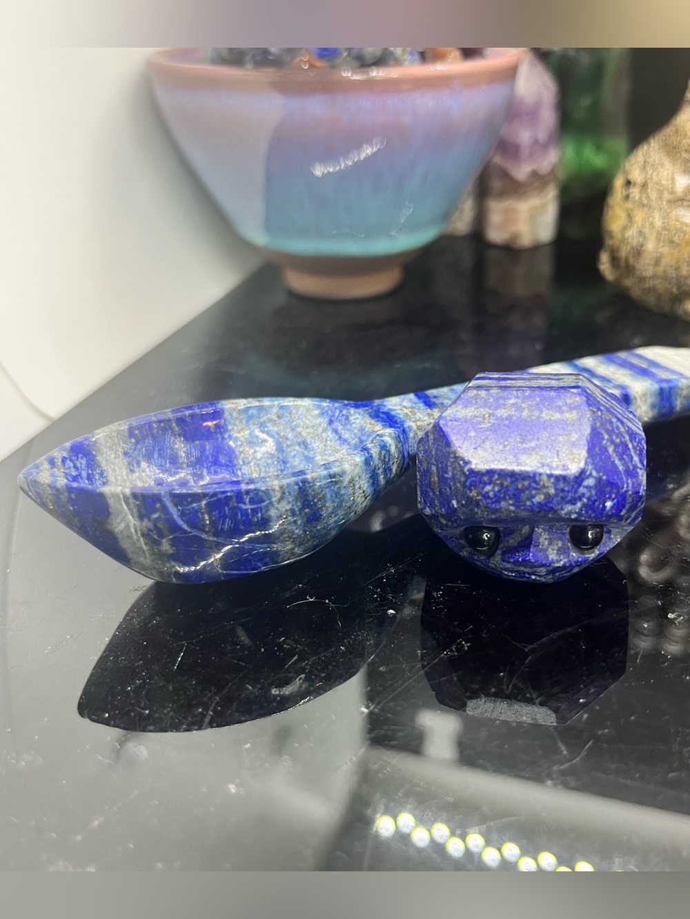 Lapis Lazuli Spoon and Buddy